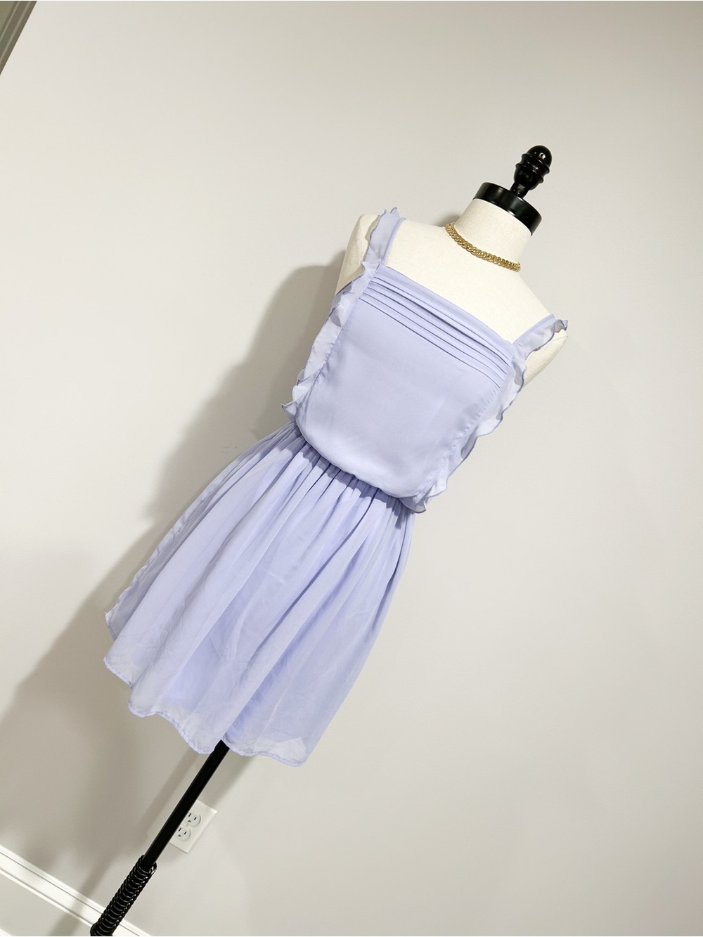 Zara Light Lavender Mini Dress